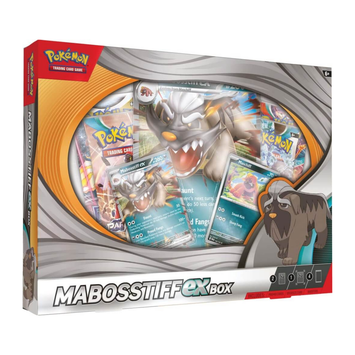 Pokemon Mabosstiff EX 6 Box Case