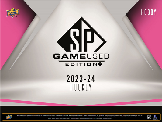2023-24 Upper Deck SP Game Used Hockey Hobby Box