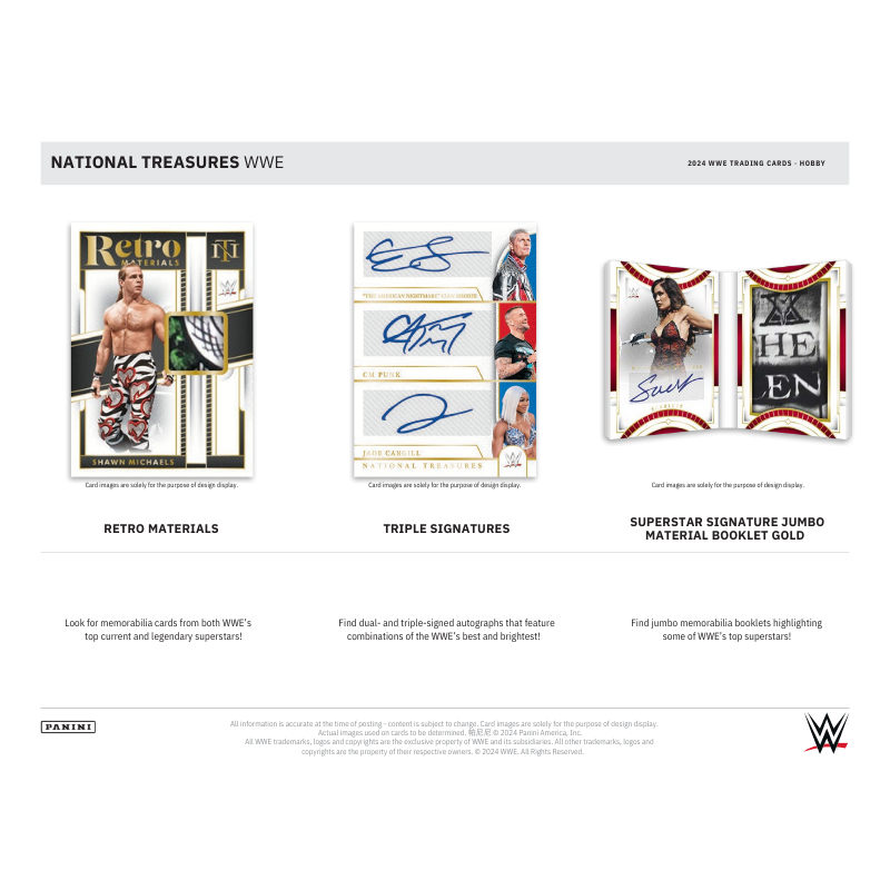 2024 Panini National Treasures WWE Hobby Box