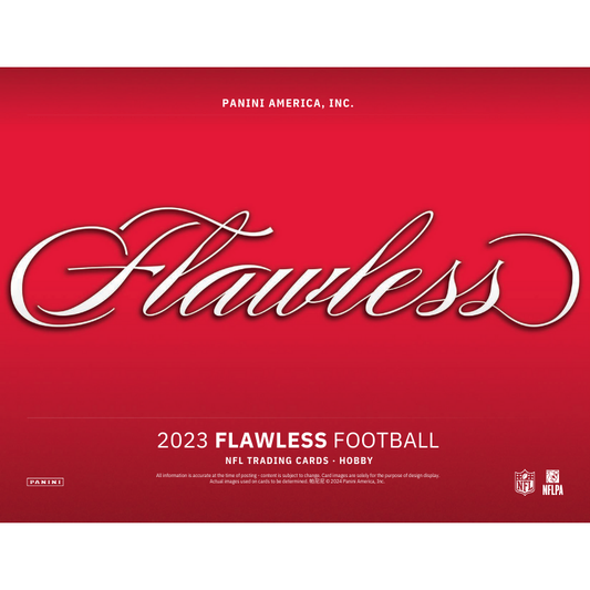 2023 Panini Flawless Football Hobby 2 Box Case