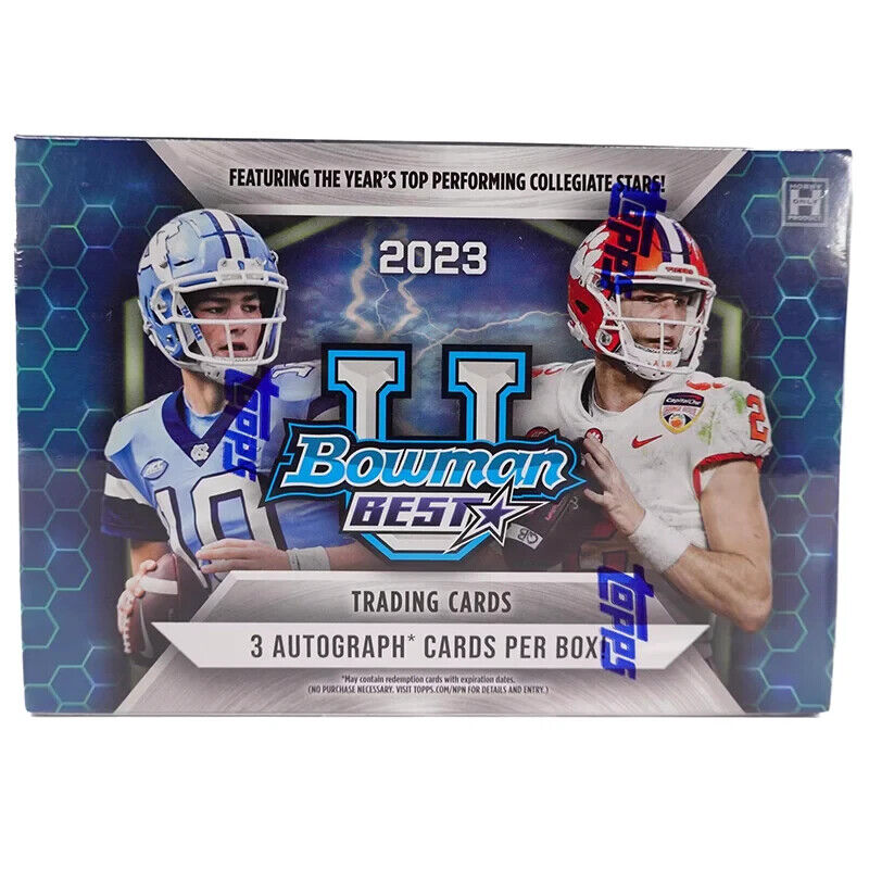 2023 Bowman Best University Football Breakers Delight 10-Box Case