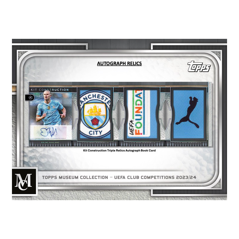 2023/24 Topps Museum Collection UEFA Champions League Soccer Hobby 12 Box Case