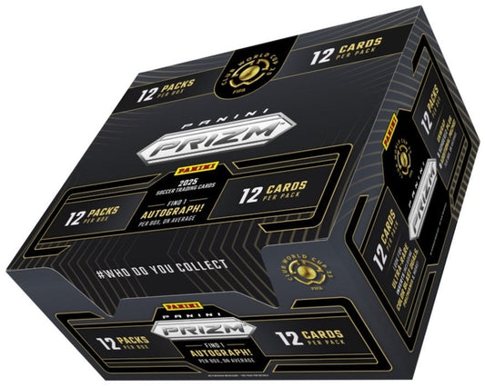 2025 Panini Prizm FIFA Club World Cup Soccer Hobby 12 Box Case