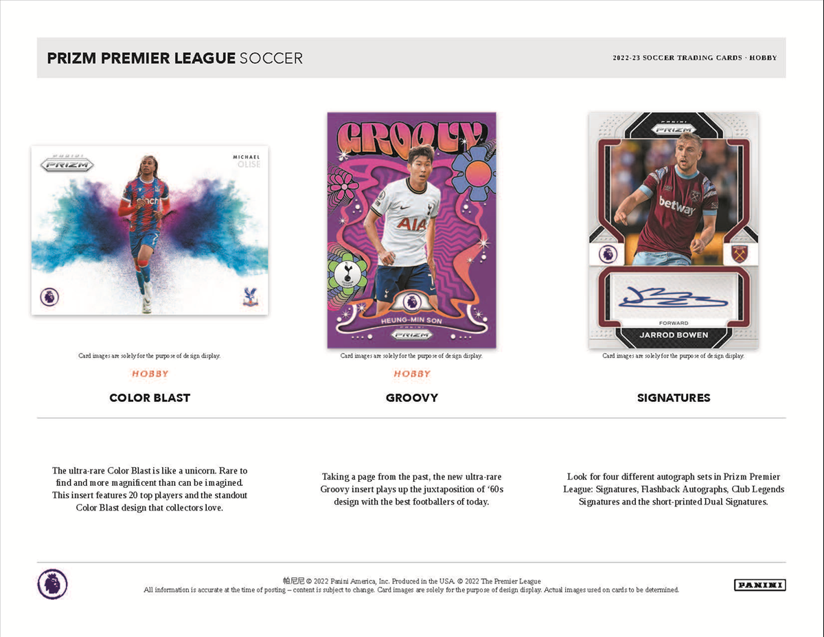 2022-23 Panini Prizm Premier League Soccer Hobby Box