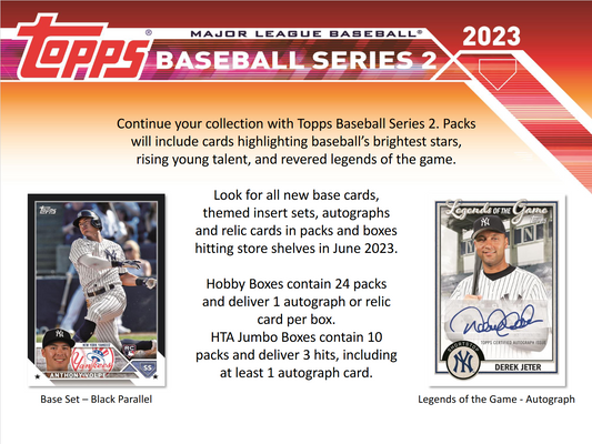 2023 Topps Series 2 Baseball Jumbo Box