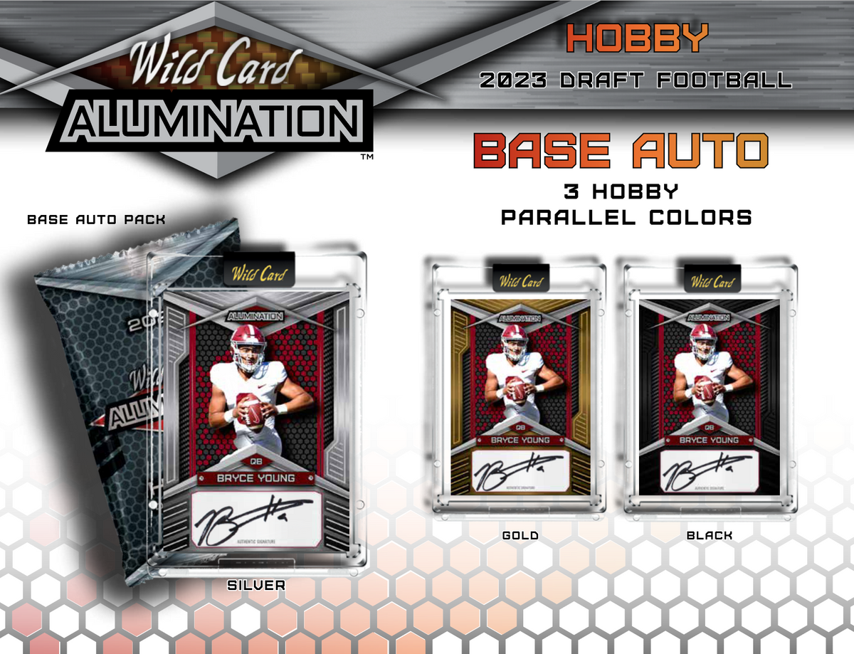 2023 Wild Card Alumination Draft Football Hobby Box