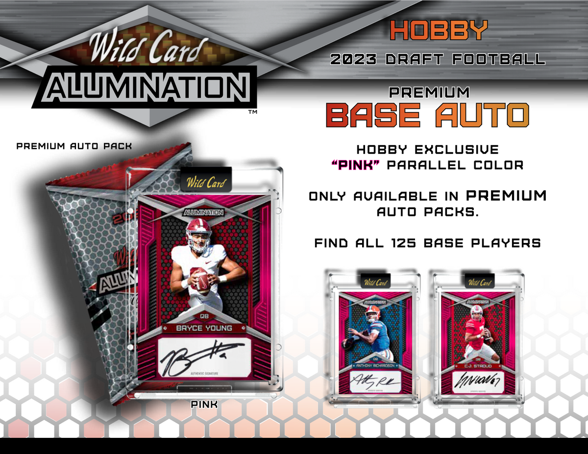 2023 Wild Card Alumination Draft Football Hobby Box