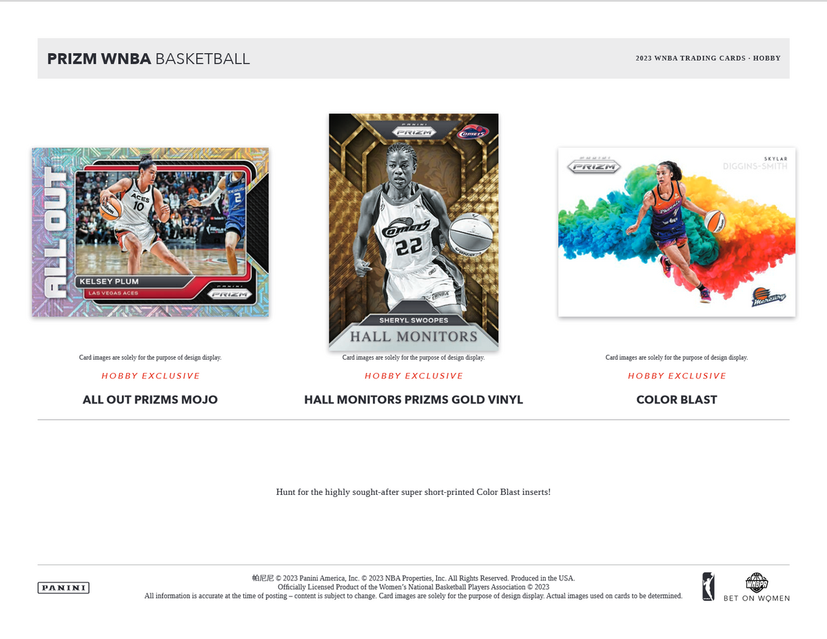 2023 Panini Prizm WNBA Basketball Hobby 12 Box Case
