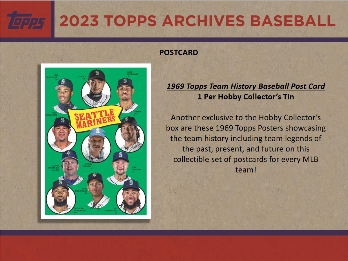 2023 Topps Archives Baseball Hobby Collector 10 Box Case
