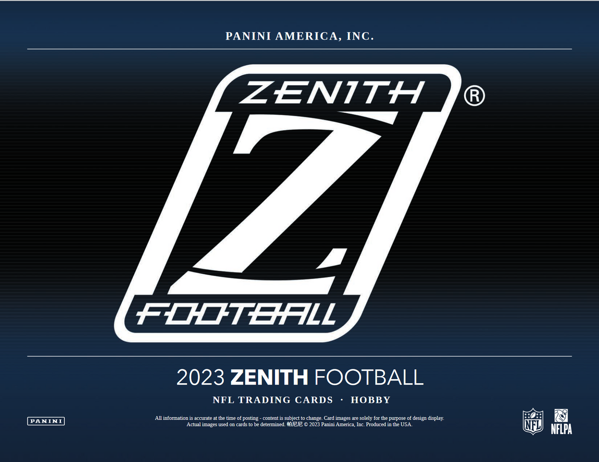 2023 Panini Zenith Football Hobby Box