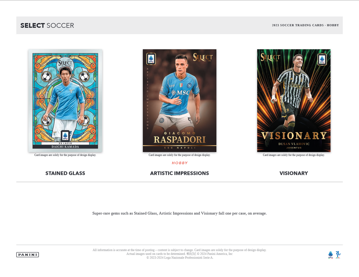 2023-24 Panini Select Serie A Soccer Hobby Box
