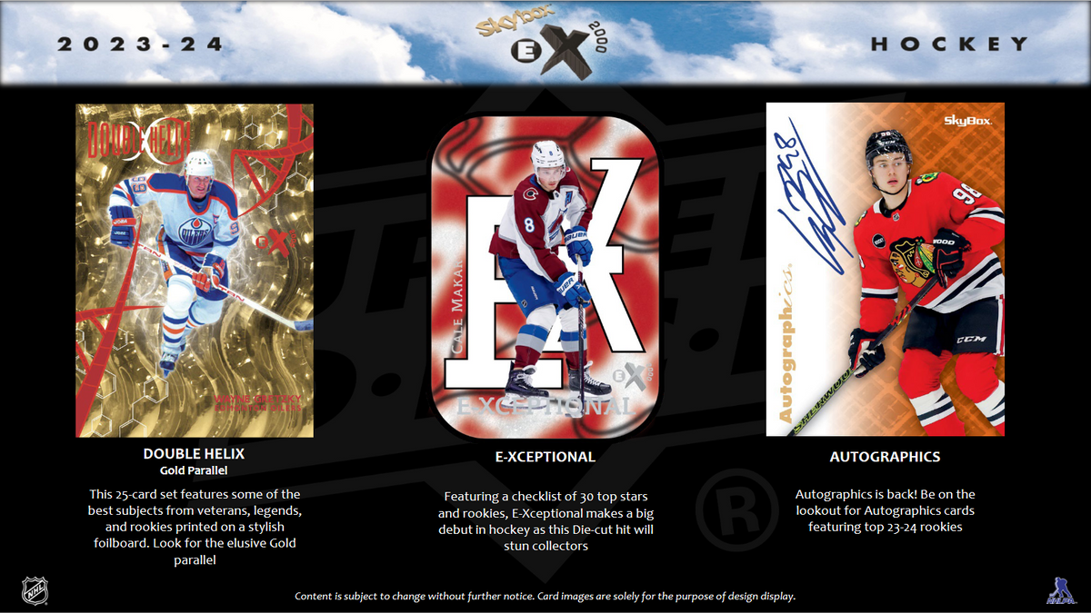 2023-24 Upper Deck Skybox E-X 2000 Hockey Hobby Box