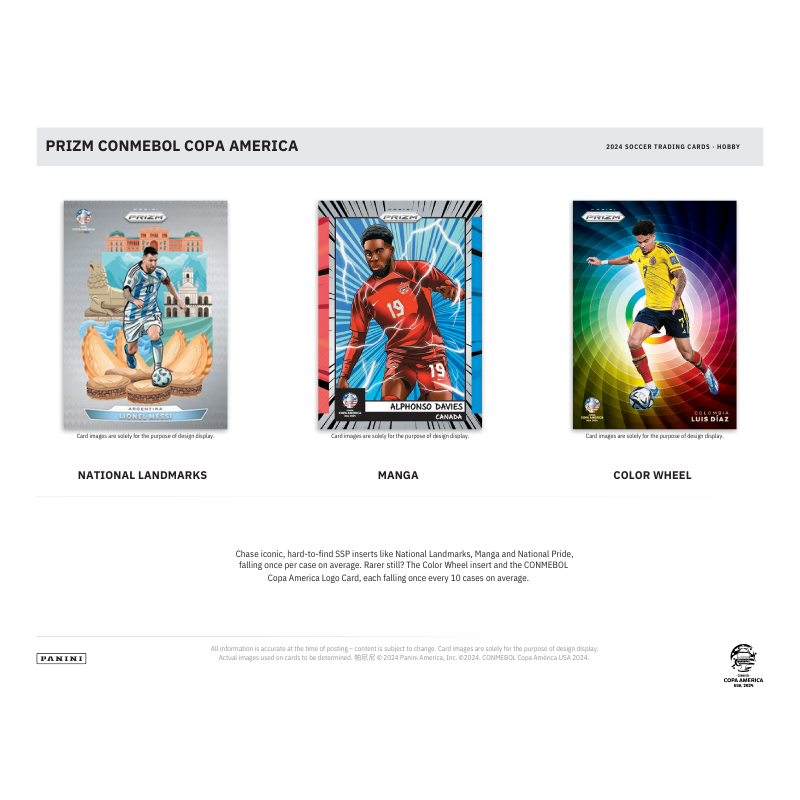 2024 Panini Prizm Conmebol Copa America Hobby Box