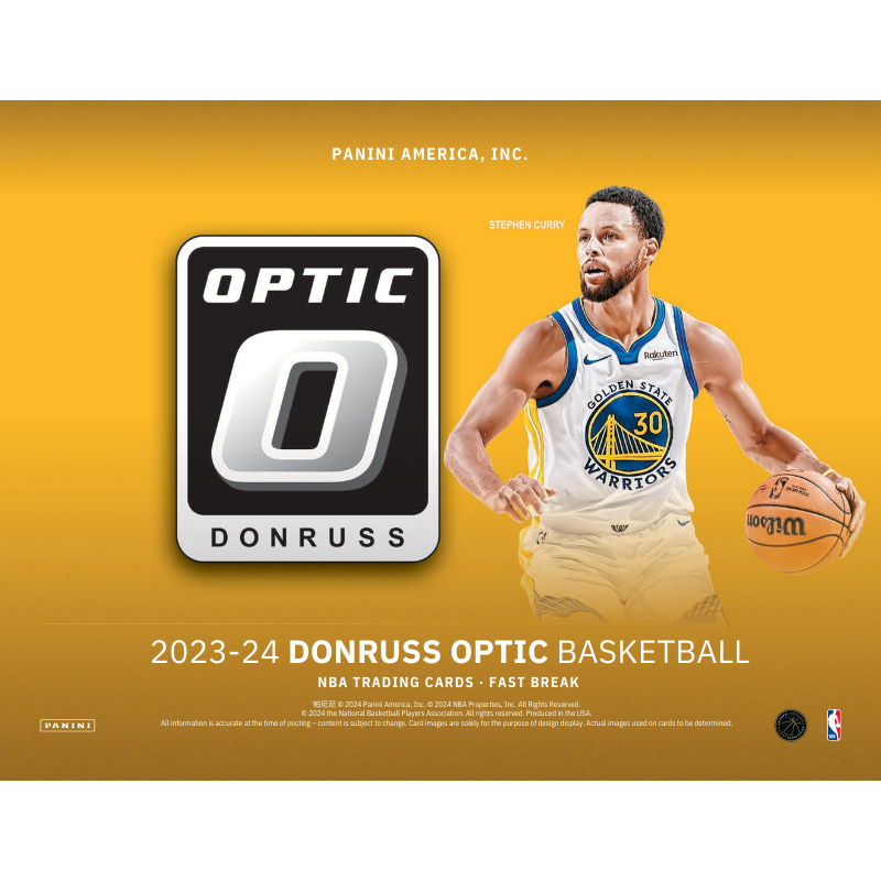 2023/24 Panini Donruss Optic Basketball Fast Break 20 Box Case