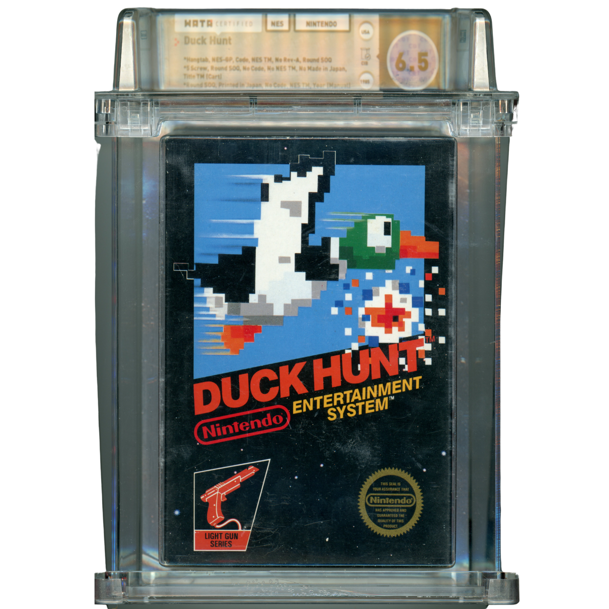 SNES Duck Hunt WATA 6.5 1985 CIB (#MW07)