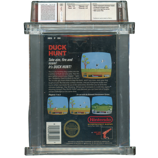 SNES Duck Hunt WATA 6.5 1985 CIB (#MW07)