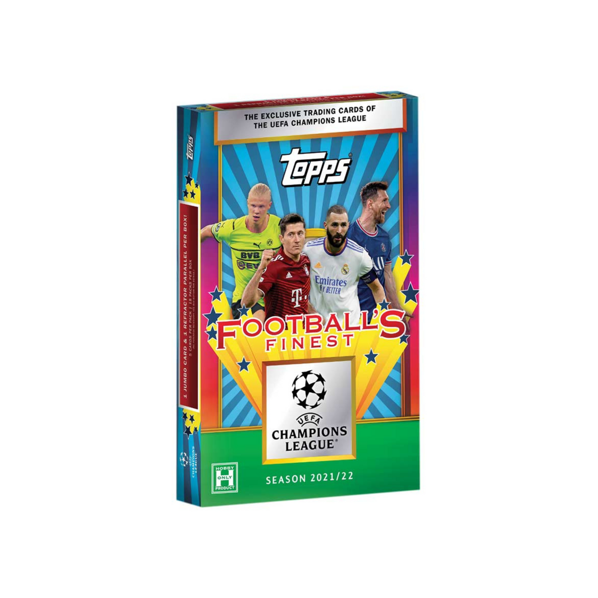 2021-22 Topps UEFA Football's Finest Soccer Hobby Box