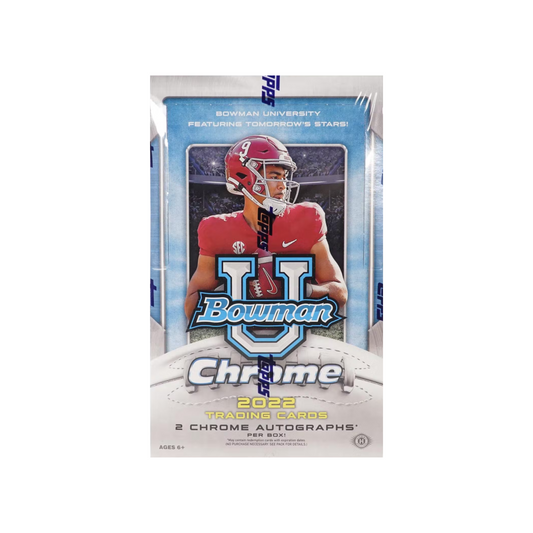 2022 Bowman Chrome University Football Hobby Box