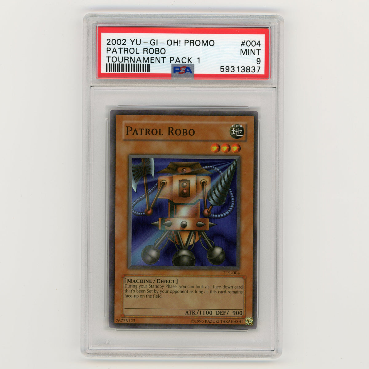 2002 YuGiOh Promo Patrol Robo Tournament Pack 1 #004 PSA 9 (#AF12)