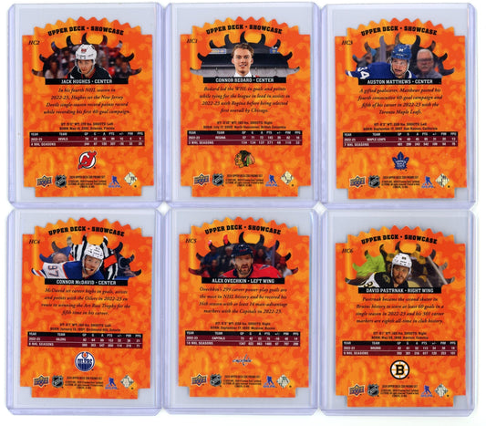 Hot Commodities 6-card die-cut 2024 Upper Deck CDD Promo Set