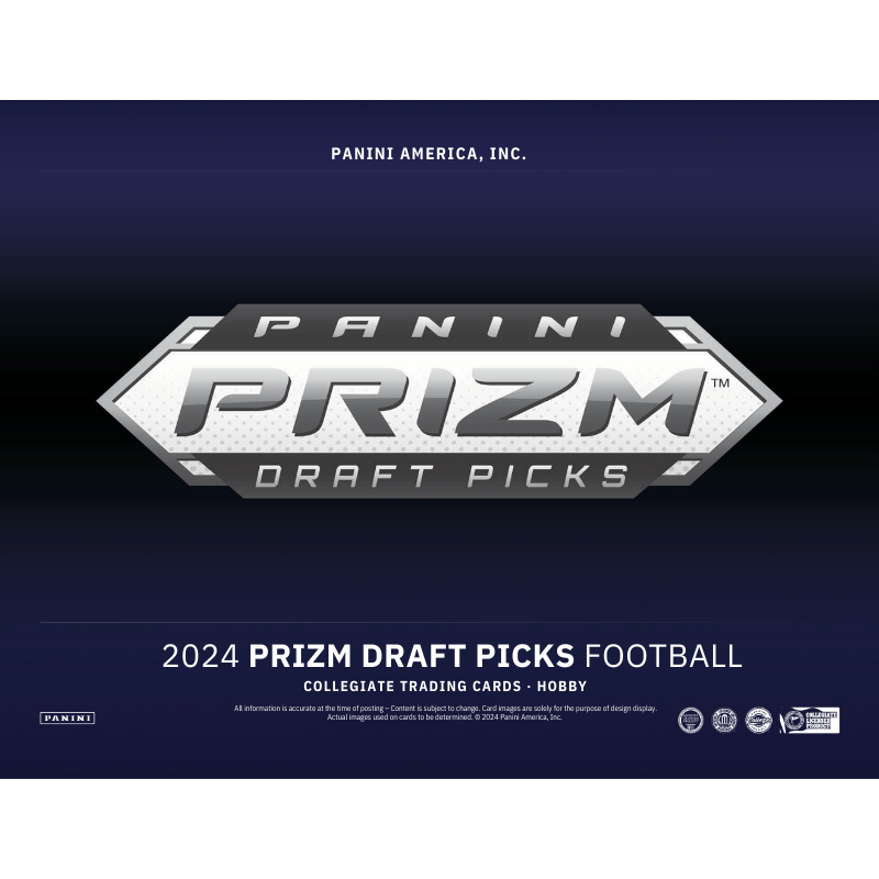 2024 Panini Prizm Draft Picks Collegiate Football Hobby 16 Box Case