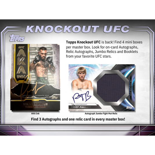 2024 Topps UFC Knockout Hobby Box