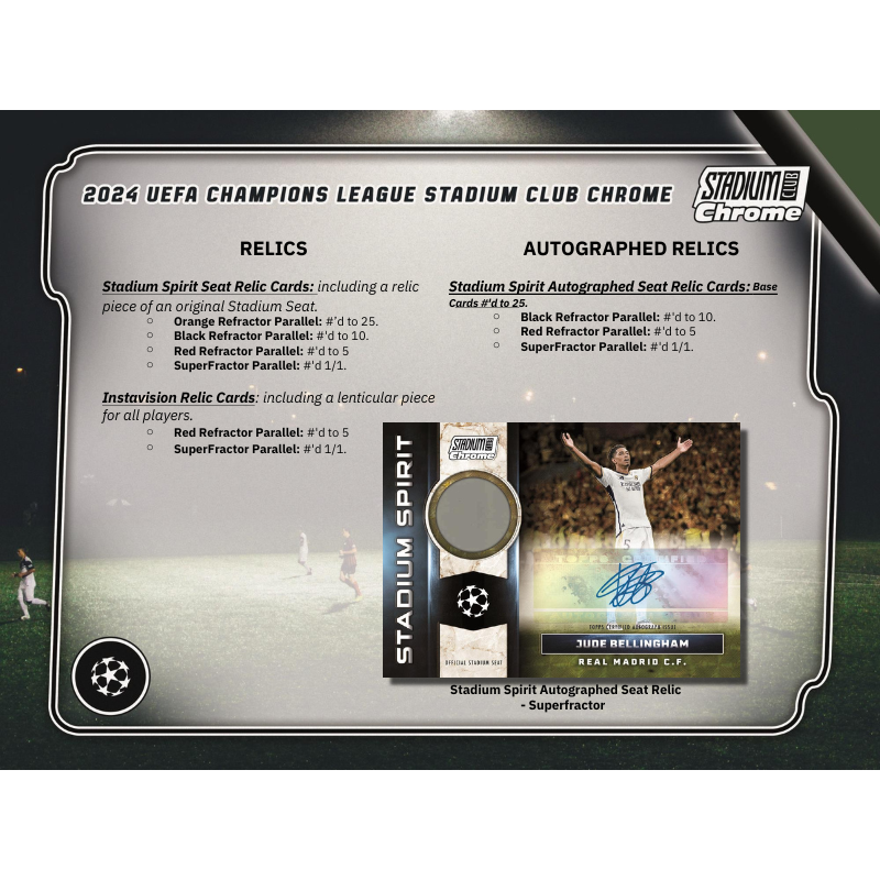 2023/24 Topps Stadium Club Chrome UEFA Soccer Breaker's Delight