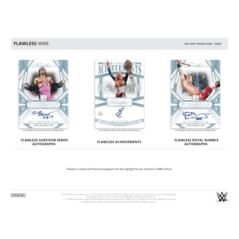 2024 Panini Flawless WWE Hobby 2 Box Case