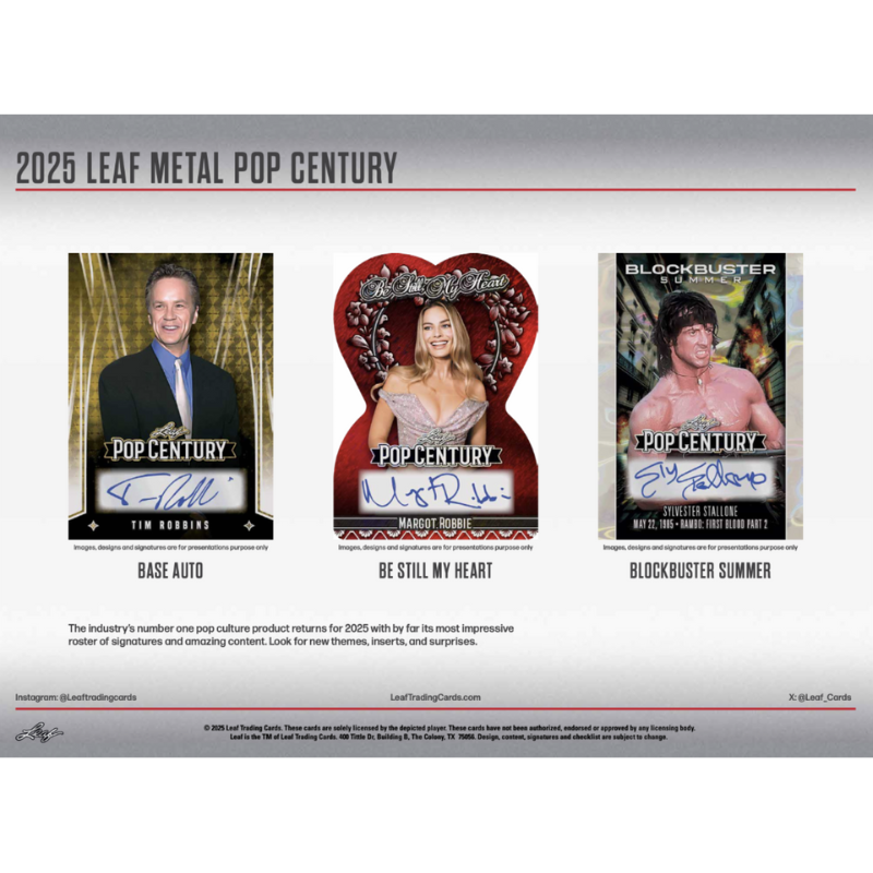 2025 Leaf Metal Pop Century Box