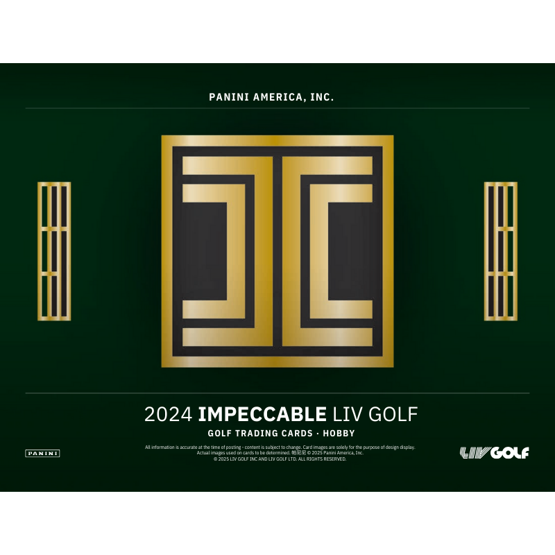 2024 Panini Impeccable LIV Golf Hobby 3 Box Case