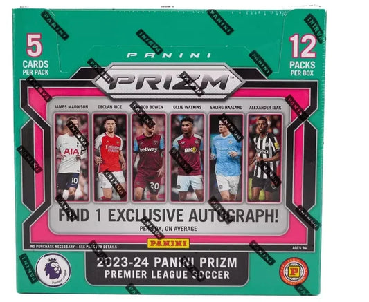 2023-24 Panini Prizm Premier League Soccer Hobby International Box