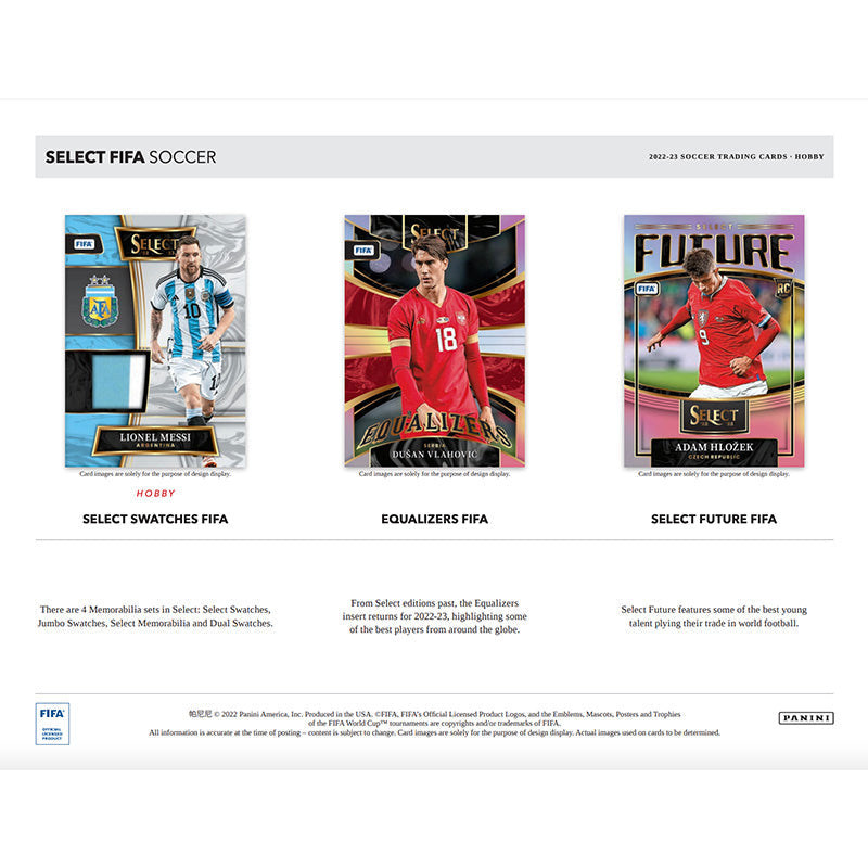 2022/23 Panini Select FIFA Soccer Hobby 12 Box Case